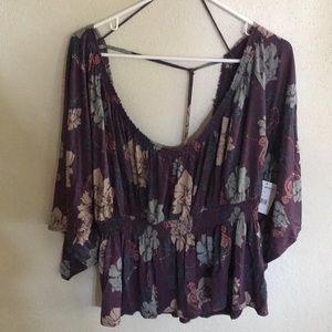 off the shoulder flow top